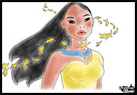 How to Draw Pocahontas
