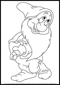 How to Draw Bashful Dwarf from Snow White and the Seven Dwarfs