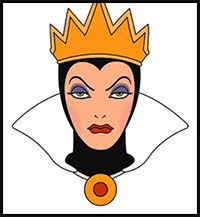 How to Draw the Evil Queen (Snow White)