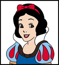 How to Draw Snow White - Step by Step Video