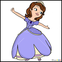 How to Draw Sofia the First
