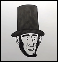 How to Draw Abraham Lincoln Step by Step
	  