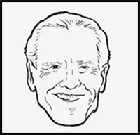 How to Draw Joe Biden | New President America