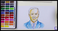 How to Draw Joe Biden | Realistic Portrait Drawing of Joe Biden