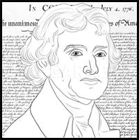 How To Draw Thomas Jefferson
