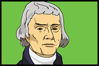 How to Draw Thomas Jefferson