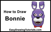 How to Draw Bonnie (Five Nights at Freddy's)