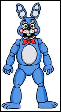 Newest For Full Body Fnaf Drawings Withered Bonnie Cine Regard