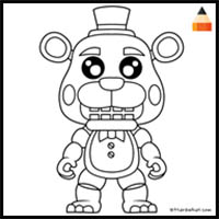 How to Draw Freddy Fazbear | Five Nights at Freddy’s