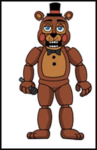 How To Draw Five Nights At Freddy S Video Game Characters