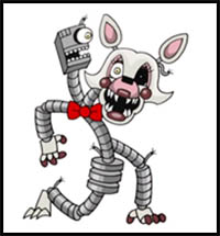 How to Draw Mangle - FNAF 2