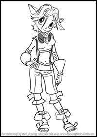 How to Draw Keira from Jak and Daxter