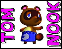 How to Draw Tom Nook from Animal Crossing with Easy Step by Step Drawing Tutorial