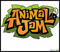 How to Draw Animal Jam Video Game Characters : Drawing Tutorials & Cartoons  & How to Draw Animal Jam Illustrations Lessons