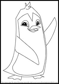 How to Draw Penguin from Animal Jam
