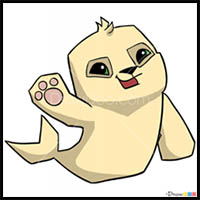 How to Draw Seal, Animal Jam