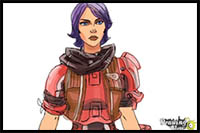 How to Draw Athena from Borderlands The Pre-Sequel