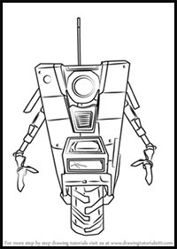 How to Draw Claptrap from Borderlands