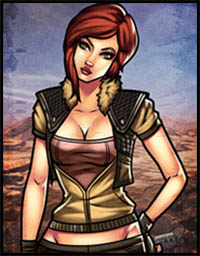 How to Draw Lilith from Borderlands 2