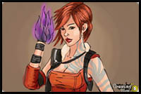 How to Draw Lilith from Borderlands 2
