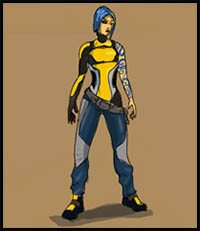 How to Draw Siren Maya from Borderlands