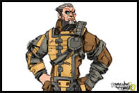 How to Draw Wilhelm from Borderlands The Pre-Sequel