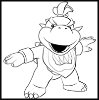 How to Draw Bowser Jr. from Super Mario