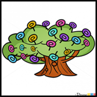 How to Draw Tree, Candy Crush