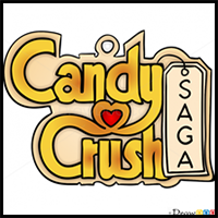 How to Draw Logo, Candy Crush