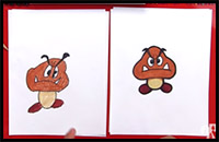 How to Draw a Goomba from Mario Bros