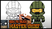 How to Draw Master Chief | Halo - YouTube 