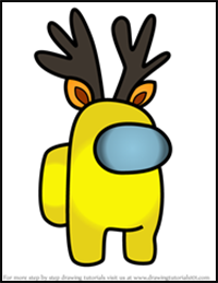 How to Draw Reindeer from Among Us