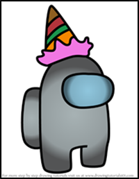 How to Draw Party Hat2 from Among Us
