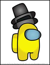How to Draw Double Top Hat from Among Us