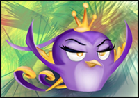 How to Draw Gale from Angry Birds