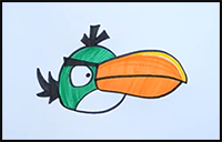How to Draw Hal [Angry Birds]