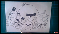 How to Draw the Angry Birds Squad Easy | Step by Step Tutorial