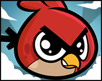 How to Draw a Chibi Angry Bird