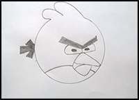 How to Draw Angry Birds for Kids