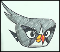 How to Draw Angry Birds 2 - Silver