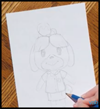 How to Draw Isabelle from Animal Crossing