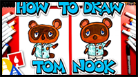 How To Draw Tom Nook From Animal Crossing