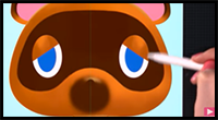 Learn How to Draw Tom Nook from Animal Crossing