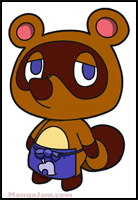 How to Draw Tom Nook from Animal Crossing