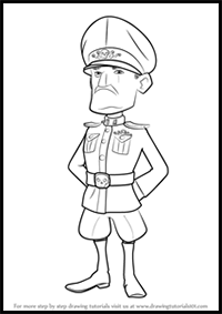 How to Draw Lt. Hammerman from Boom Beach