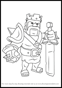 Drawing every Clash of Clans character to improve my art skills - Barbarian  : r/ClashOfClans