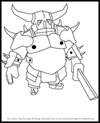 How to Draw Pekka from Clash of the Clans