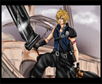 How to Draw Cloud Strife