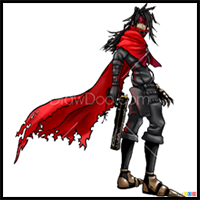 How to Draw Vincent Valentine, Final Fantasy