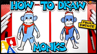 How To Draw Monks From Fortnite